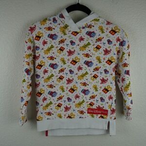 Disney‎ Parks Kids Hoodie Let's Celebrate Mickey Mouse All Over Print Size S